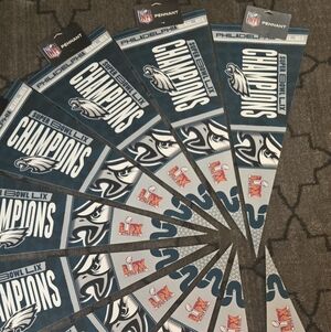 NFL Philadelphia Eagles Super Bowl LIX Champions Pennant - Blue and White